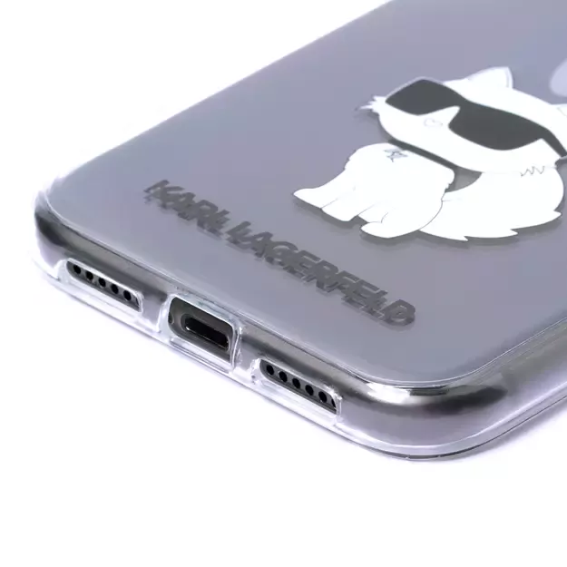 Karl Lagerfeld case for iPhone 11 / XR from the Ikonik Choupette series - transparent 16