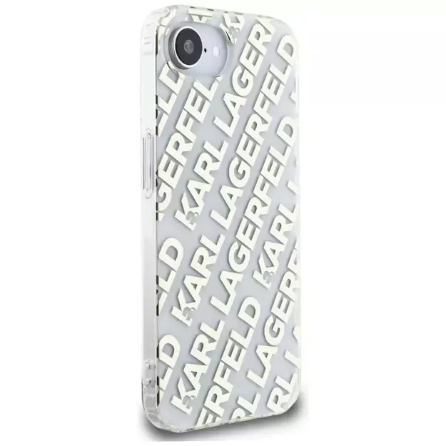 Karl Lagerfeld IML Repeat Logo iPhone 16e Case - Gold 3