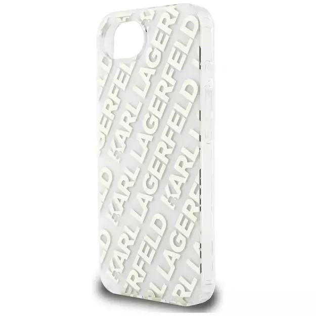 Karl Lagerfeld IML Repeat Logo iPhone 16e Case - Gold 5