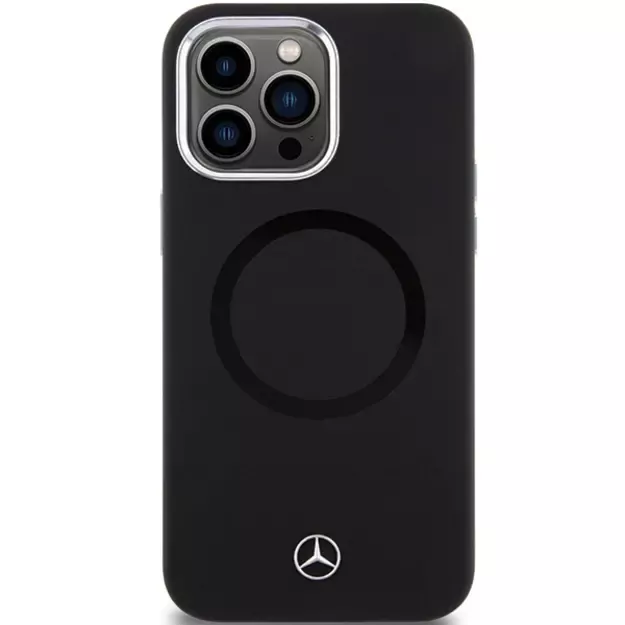 Mercedes Silicone Bicolor MagSafe case for iPhone 15 Pro - black 9
