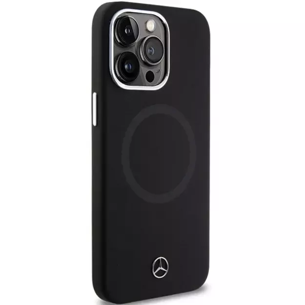 Mercedes Silicone Bicolor MagSafe case for iPhone 15 Pro - black 10