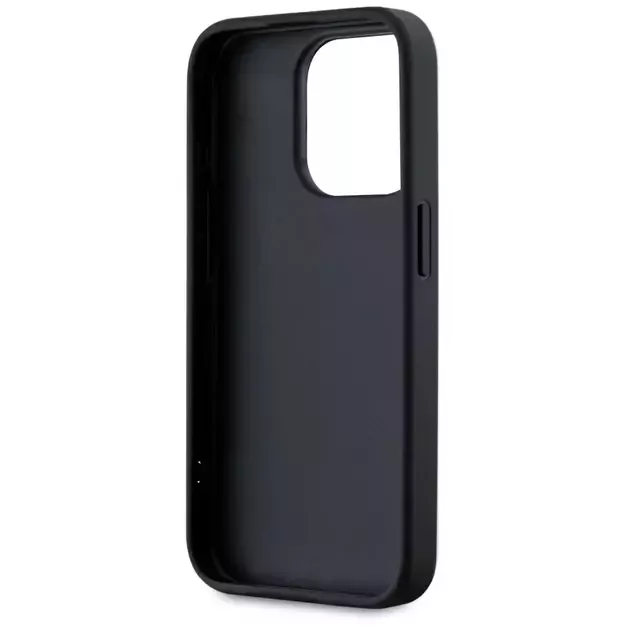 Karl Lagerfeld Saffiano Athleisure Stripes Cord iPhone 15 Pro Case - Red 5