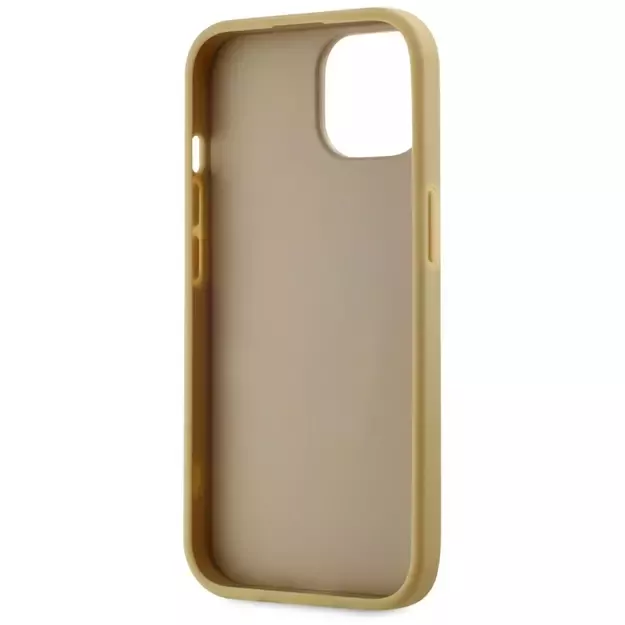 Karl Lagerfeld Wrinkled Metal Signature iPhone 15 Case - Gold 6