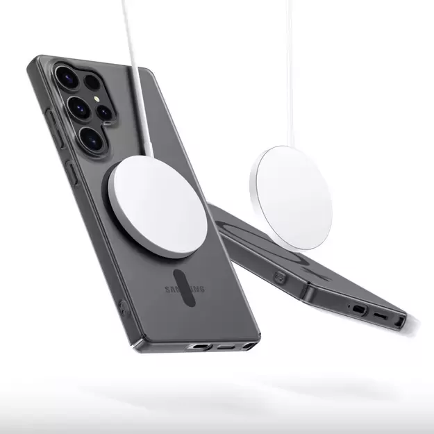 Tech-Protect MagSlim MagSafe case for Samsung Galaxy S25 Edge - matte black 1