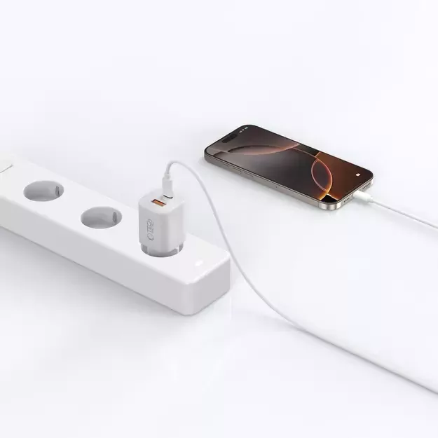 Tech-Protect NCM33W 2-port PD33W/QC3.0 wall charger - white 7