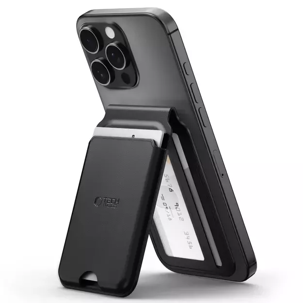 Tech-Protect MagWallet Stand MagSafe Universal Case - Black 2