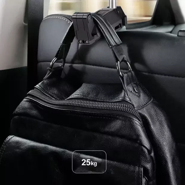 Baseus backseat vehicle holder car hanger phone holder 4.0&#39 &#39 -6.5&#39 &#39  for the headrest black (SUHZ-A01) 10