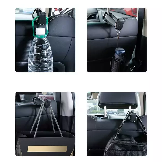 Baseus backseat vehicle holder car hanger phone holder 4.0&#39 &#39 -6.5&#39 &#39  for the headrest black (SUHZ-A01) 9