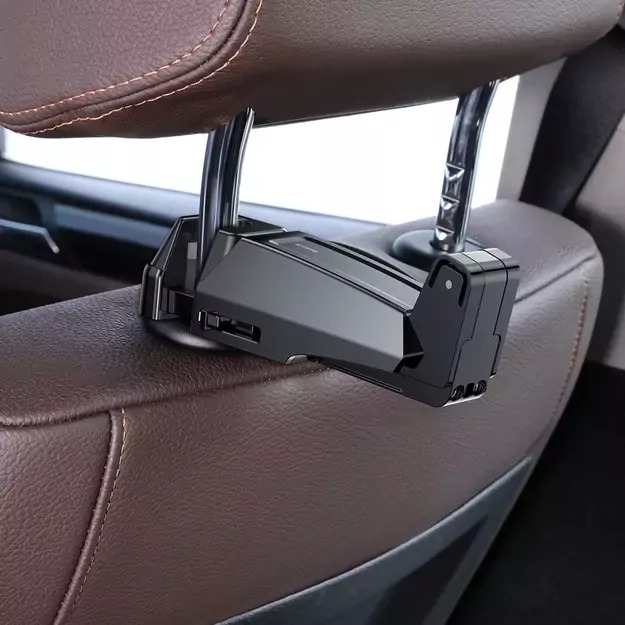 Baseus backseat vehicle holder car hanger phone holder 4.0&#39 &#39 -6.5&#39 &#39  for the headrest black (SUHZ-A01) 7