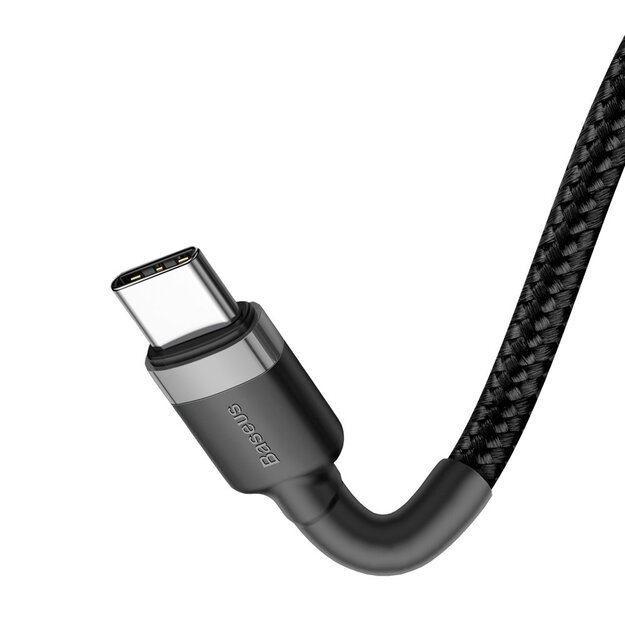 Baseus CATKLF-HG1 USB-C - USB-C PD QC cable 60W 3A 480Mb/s 2m - black and gray 4