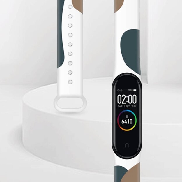 Strap Moro band for Xiaomi Mi Band 3 / 4 silicone strap watch bracelet pattern 5 3