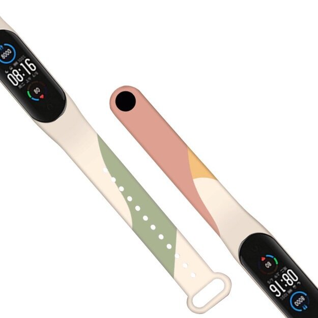 Strap Moro band for Xiaomi Mi Band 3 / 4 silicone strap watch bracelet pattern 5 2