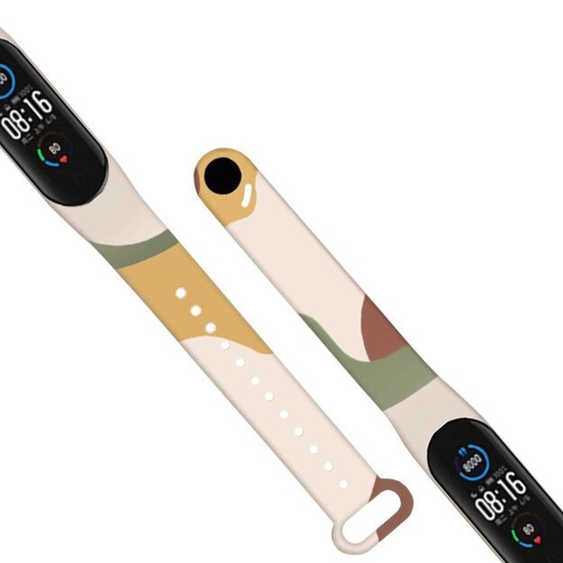 Strap Moro band for Xiaomi Mi Band 5 / 6 silicone strap watch bracelet pattern 7 2