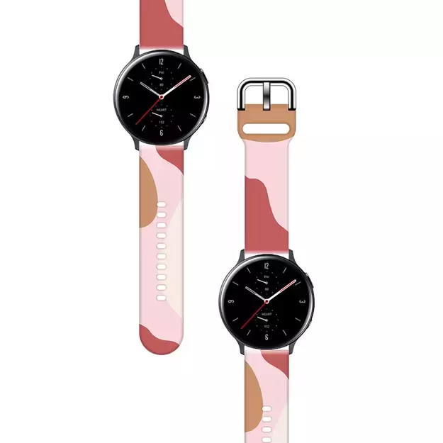 Strap Moro for Samsung Galaxy Watch 45 / 46 / 47 mm silicone bracelet watch band - pattern 12 1