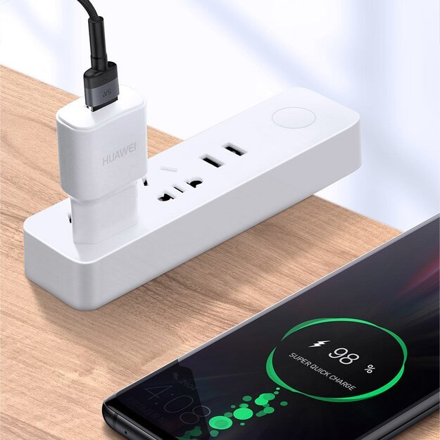 Baseus Cafule cable USB Type C SuperCharge 40W Quick Charge 3.0 QC 3.0 1m gray-black (CATKLF-PG1) 10