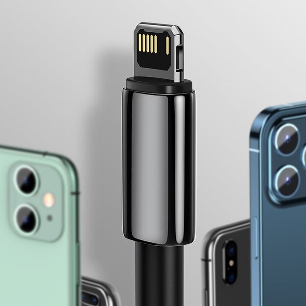 Baseus Tungsten USB - Lightning cable 2.4 A 2 m black (CALWJ-A01) 16