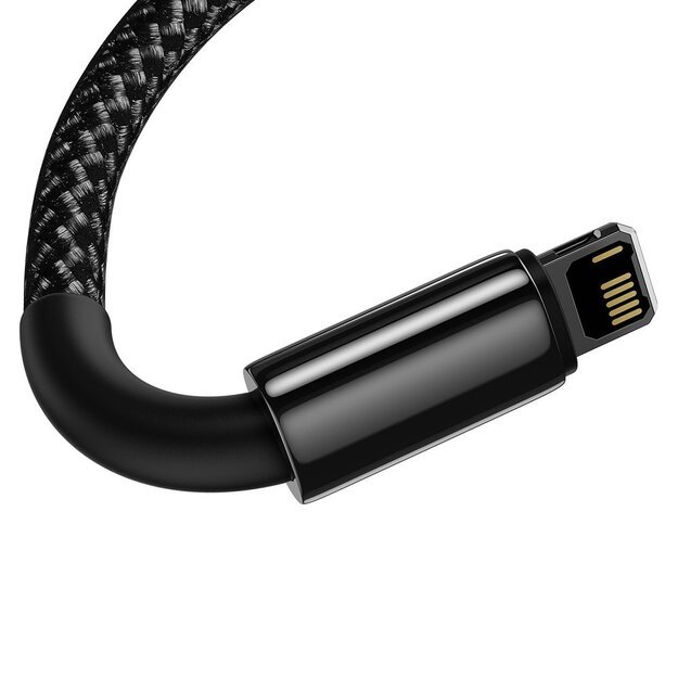 Baseus Tungsten USB - Lightning cable 2.4 A 2 m black (CALWJ-A01) 3
