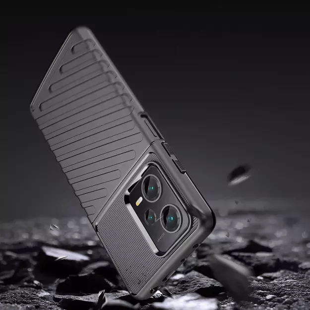 Thunder Case case for Xiaomi Redmi Note 12 Pro+ silicone armor case black 9