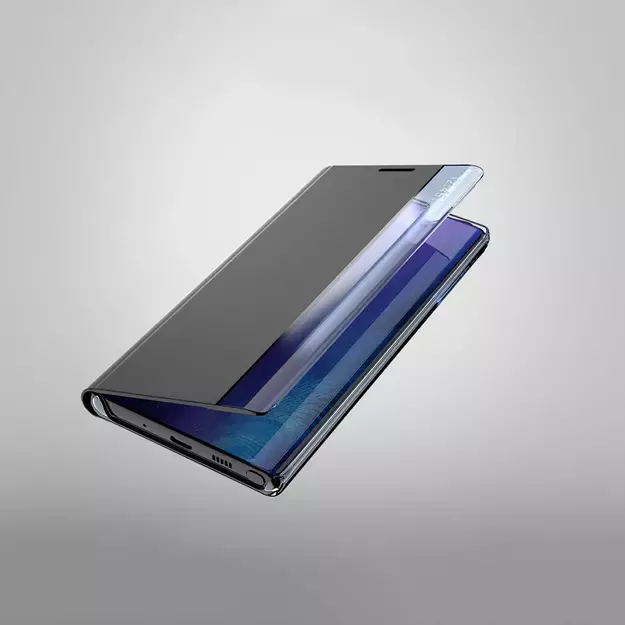 New Sleep Case Cover for Xiaomi Redmi 11A / Poco C55 / Redmi 12C Cover with Flip Stand Black 3