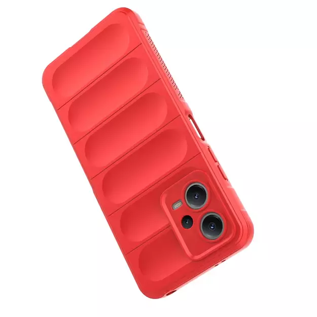 Magic Shield Case for Xiaomi Redmi Note 12 5G / Poco X5 5G Flexible Armor Cover Red 20