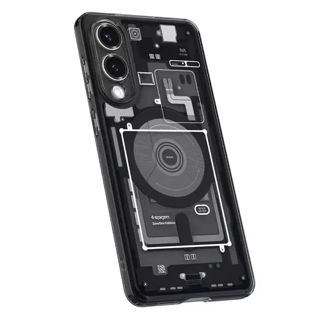 Spigen Ultra Hybrid Mag Case with MagSafe for Samsung Galaxy S25 Edge with Print - Black 6