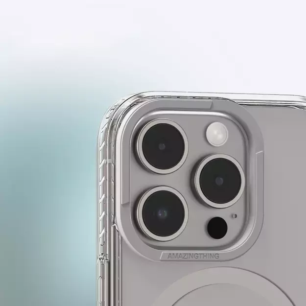 AmazingThing Titan Pro Mag Case with Magnetic Ring for iPhone 16 Pro - Gray 10