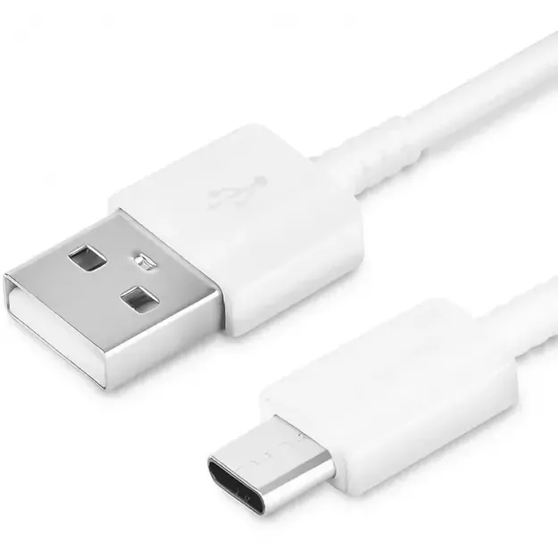 Samsung EP-DN930CWE USB-A - USB-C 3A Cable 1.2m (Bulk - replacement packaging) - white