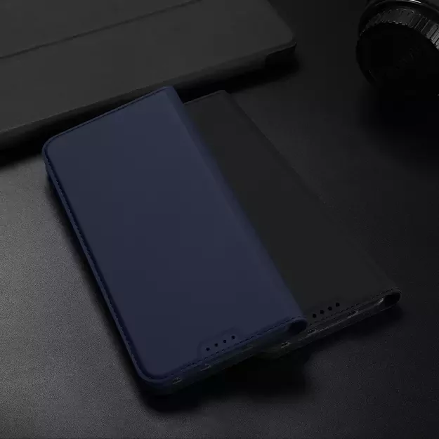 Dux Ducis Skin Pro Case For Realme GT Neo 5 / Realme GT3 Flip Cover Card Wallet Stand Black 18