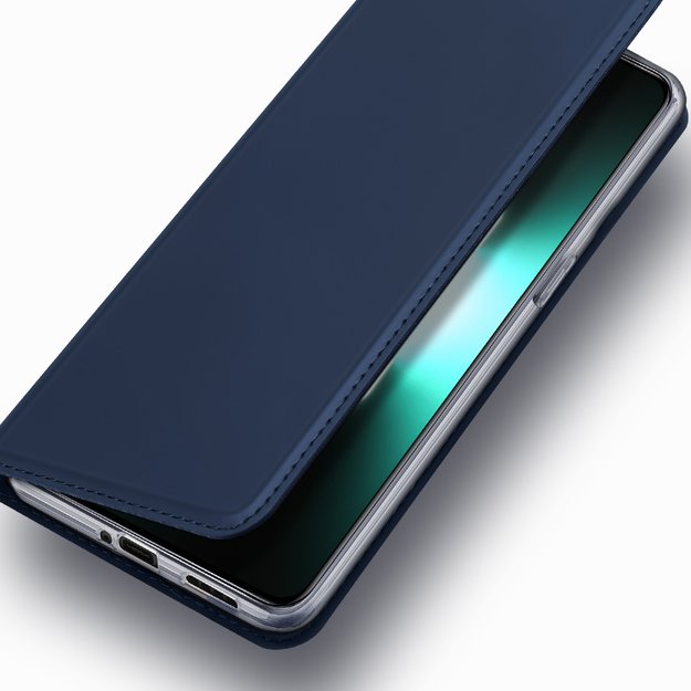 Dux Ducis Skin Pro Case For Realme GT Neo 5 / Realme GT3 Flip Cover Card Wallet Stand Black 3