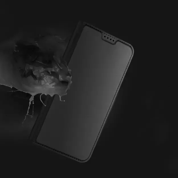 Dux Ducis Skin Pro Case For Realme GT Neo 5 / Realme GT3 Flip Cover Card Wallet Stand Black 16