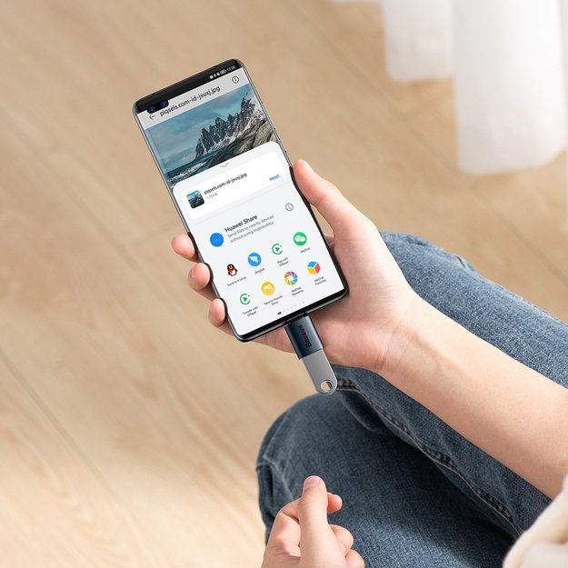 Baseus Ingenuity Series USB Type C to USB-A 3.2 gen 1 adapter blue (ZJJQ000003) 9