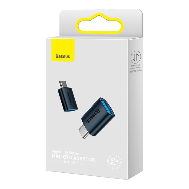 Baseus Ingenuity Series USB Type C to USB-A 3.2 gen 1 adapter blue (ZJJQ000003) 6