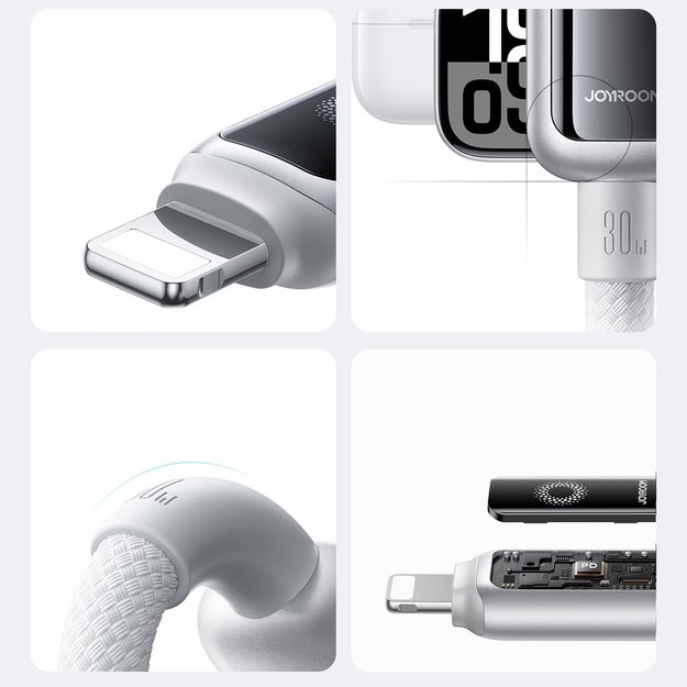 Kabel Joyroom S-A55 StarFlight 30W USB-C - Lightning 1,2m - biały 7