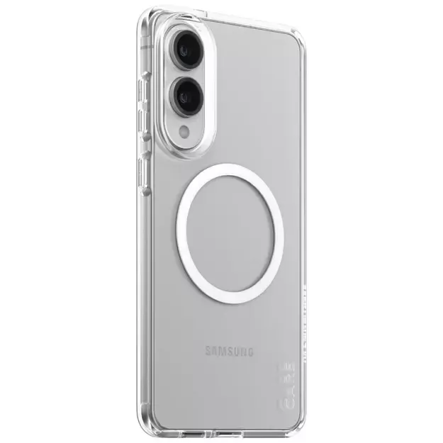 CARE by PanzerGlass Flagship Urban Combat White QI Case for Samsung Galaxy S25 Edge - Transparent 4