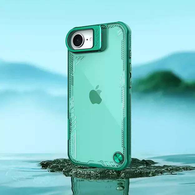 Nillkin Iceblade Prop Case with Stand for iPhone 16e - Green 5