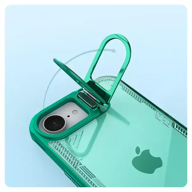 Nillkin Iceblade Prop Case with Stand for iPhone 16e - Green 11