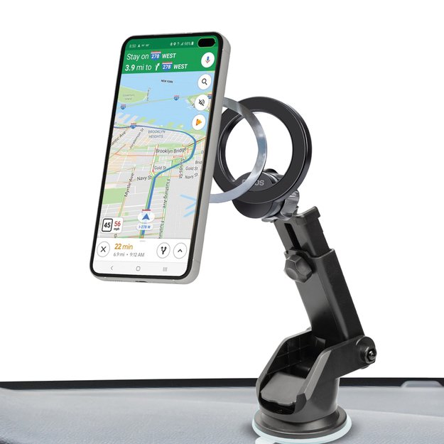 SBS TESUPMAGRINGEXT Smartphone Holder for Dashboard and Windshield, MagSafe Compatible - Black 2