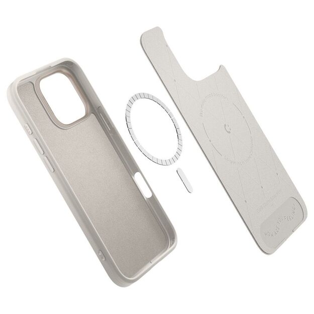 Spigen Cyrill Kajuk MagSafe iPhone 16 Pro Max Case - Beige 7