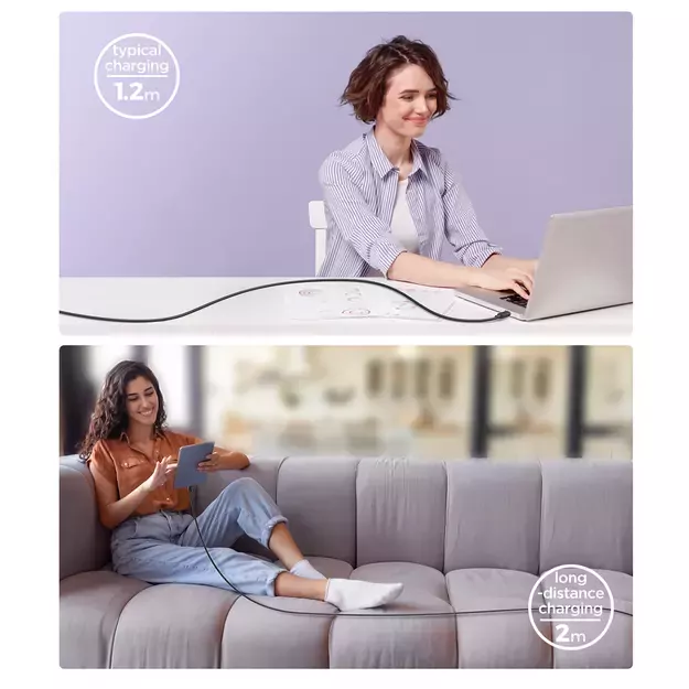 Joyroom Multi-Color Series A14 USB-C/ Lightning Cable 20W 1.2 m - Black 6