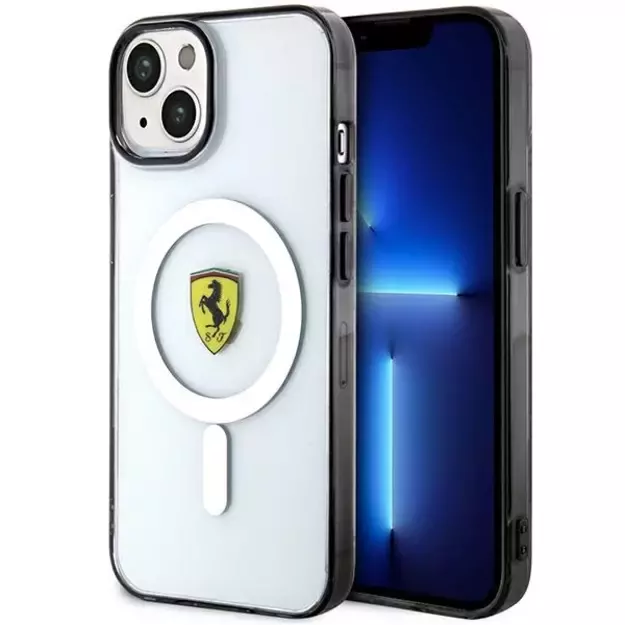 Ferrari FEHMP14SURKT iPhone 14 6.1  clear/transparent hardcase Outline Magsafe