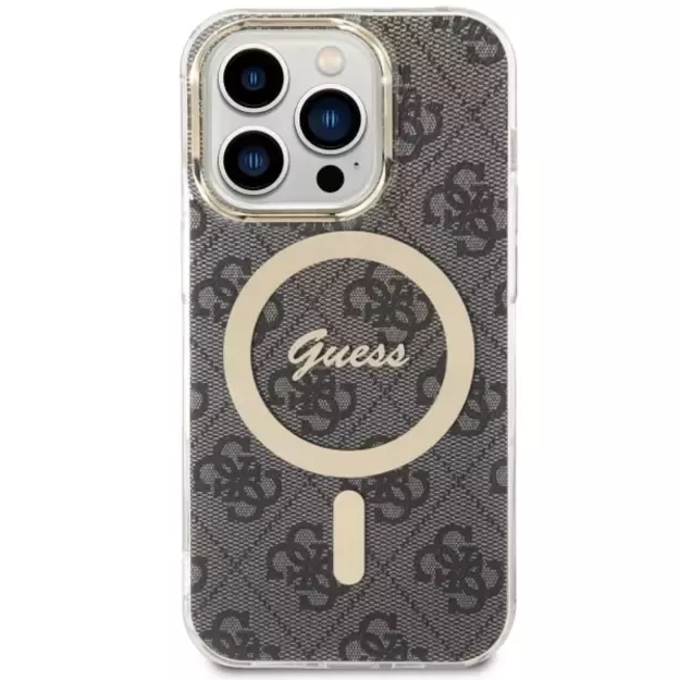 Guess 4G MagSafe case for iPhone 14 Pro - black 4
