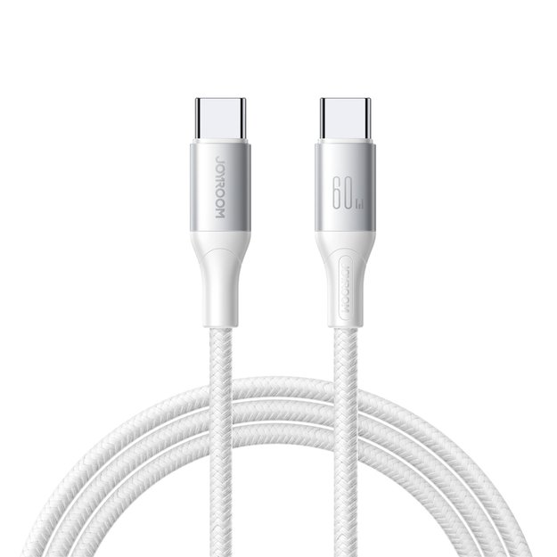 Joyroom S-A28 Flash Series 60W USB-C - USB-C Cable 2m - White