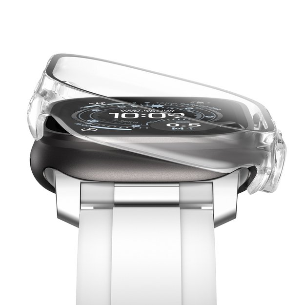 AmazingThing Radix Glass Screen Protector with Case for Apple Watch UItra 3 49mm - Clear 8