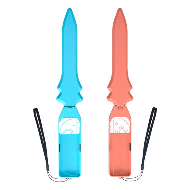 Nintendo Switch 15-in-1 Family Accessory Pack 2 - Orange and Blue Set 12