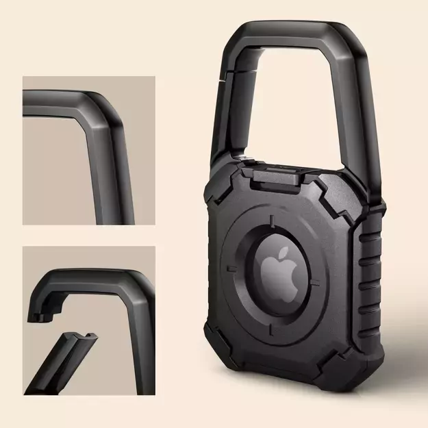 Tech-Protect Kevlar Case for Apple AirTag 1/2 - Black 3