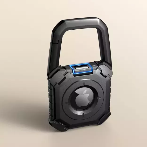 Tech-Protect Kevlar Case for Apple AirTag 1/2 - Black 2