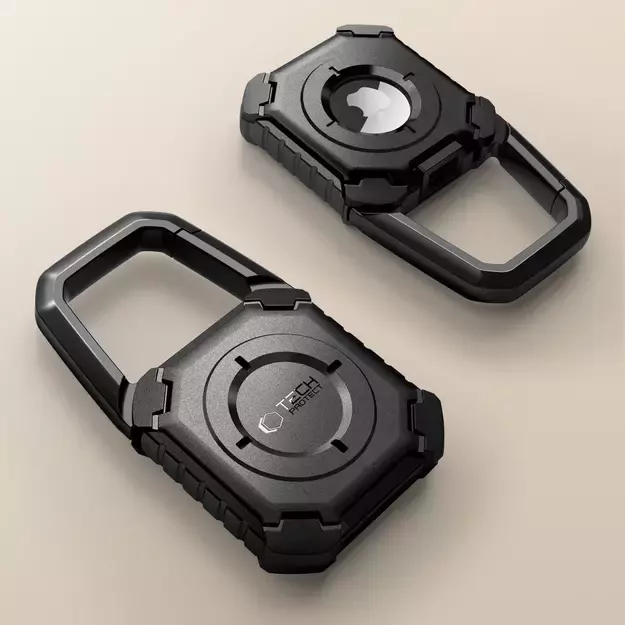 Tech-Protect Kevlar Case for Apple AirTag 1/2 - Black 1