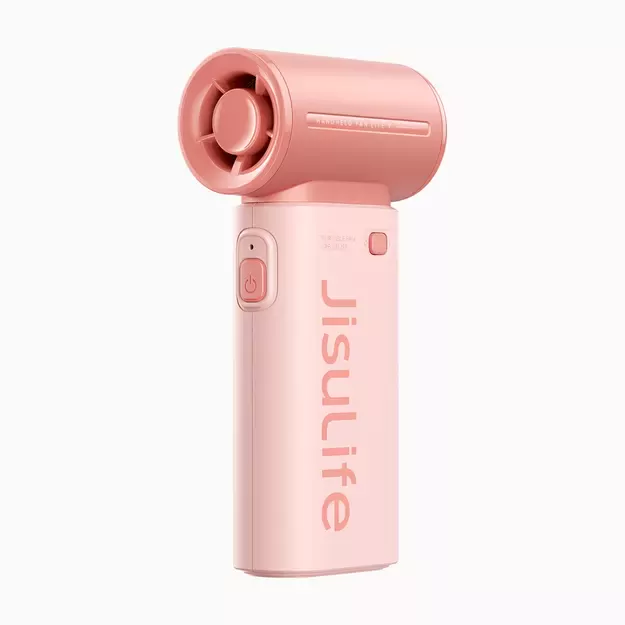 Jisulife Handheld Fan Life9 3600mAh Portable Mini Blower USB Fan - Pink