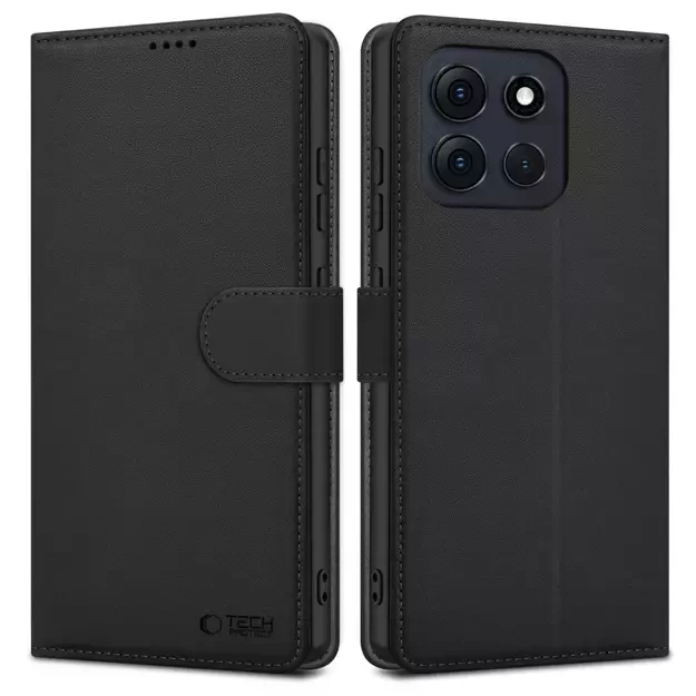 Tech-Protect Wallet Case for Motorola Moto G56 5G - Black