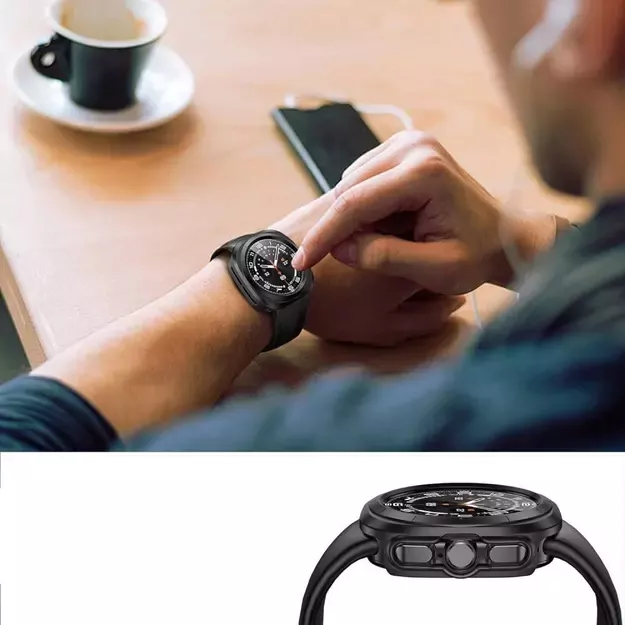 Tech-Protect Defense Case for Samsung Galaxy Watch Ultra 47mm - Black 2